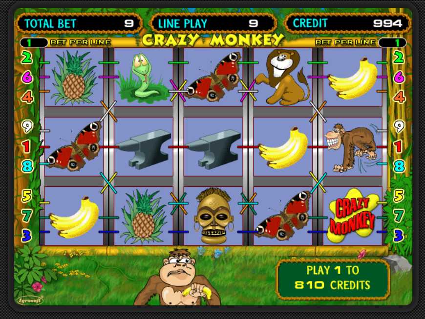 описание игровых автоматов crazy monkey